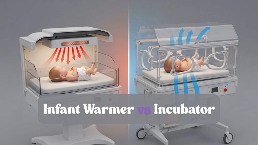 Infant Warmer vs Incubator