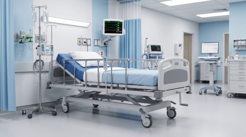 Semi Electric ICU Bed