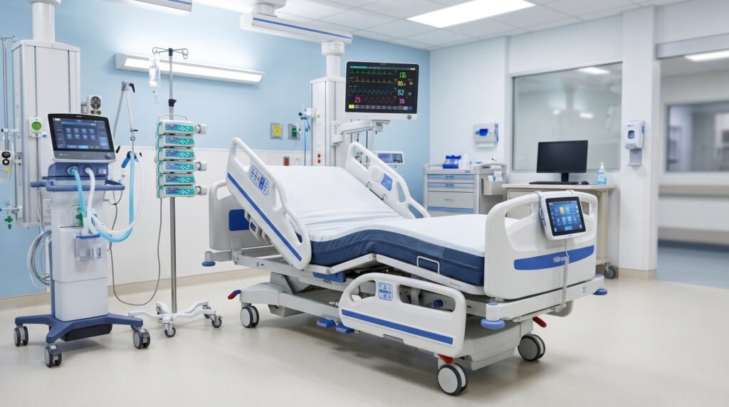 Fully Electric ICU Bed